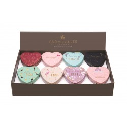 Small hearts boxes (display 24 ass) - Sara Miller London 