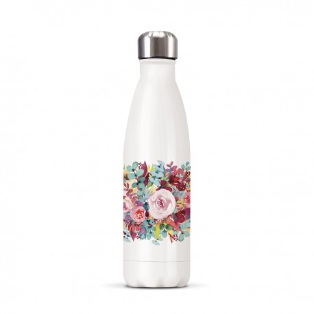 Bottle thermos - Floral rose