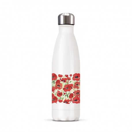 Gourde isotherme 500ml - Coquelicot