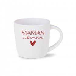 Breakfast mug ceramic 350ml - La famille c'est tout (Maman)