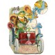 Carte Double GM 3D & ENV. 'Mr & Miss Frog'