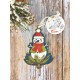 Christmas adornment - Bonhomme de neige