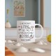 Mug ceramic 350ml - 6 mois de vacances 2 fois dans l'année