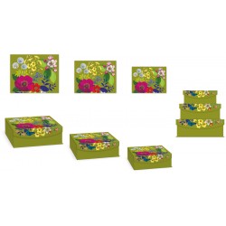 Small nesting trinket boxes - Vintage Floral