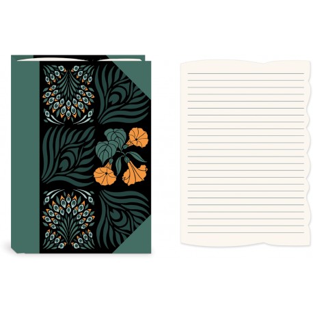 Carnet de notes pages dentelées  - Nightshade (Grid)