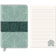 Carnet de notes couverture cuir vegan - Nightshade (Peacock fan)