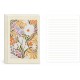 Carnet de notes couverture en tissu & brodée - Flower Market (Wildfl)