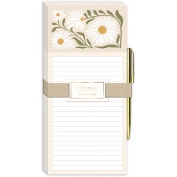 List pad with pen (Daisy) - Flower Market