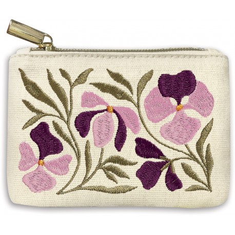 Coin pouch (Pansy)- Flower market
