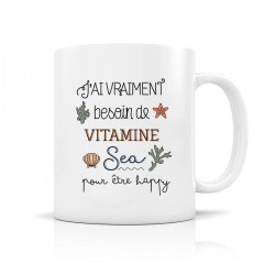 Mug céramique 350ml - Sea Reine (vitamine sea)