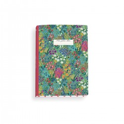 Soft cover journal - Jardin de cottage