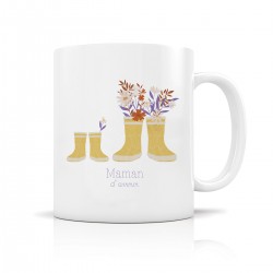 Mug ceramic 350ml - Bouquet d'amour (maman)