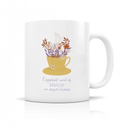Mug ceramic 350ml - Bouquet d'amour (mamie)