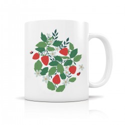 Mug céramique 350ml - Jardin de cottage (fraisier)