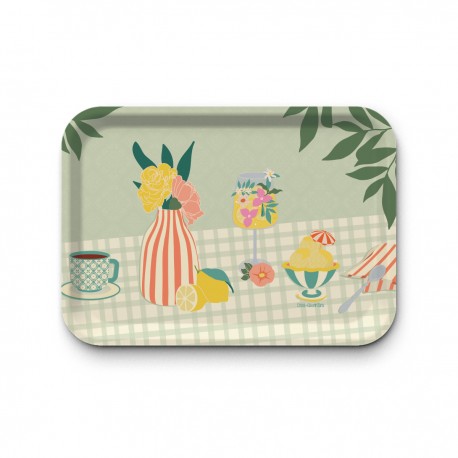 Tray recycled kraft (42x30 cm) - Dolce vita