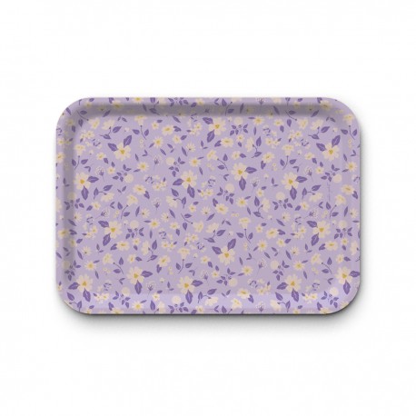 Plateau rectangulaire kraft (42x30 cm) - Bouquet d'amour