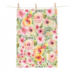 Towel 100% organic cotton (GOTS) - Spring Floral