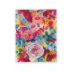 Pocket carnet de notes aimanté - Floral rose