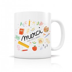 Mug ceramic 350ml - M merci maîtresse