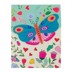 Pocket carnet de notes aimanté - Papillon