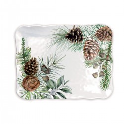 Plat rectangulaire en mélamine - White Spruce