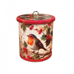 Biscuit tin box - Robin