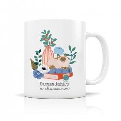 Mug céramique 350ml - Slow life (chat-pitre)