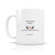 Mug céramique 350ml - Slow life (chat-pitre)