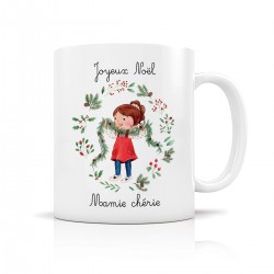 Mug ceramic 350ml - Belle nuit de Noël (joyeux Noël mamie)