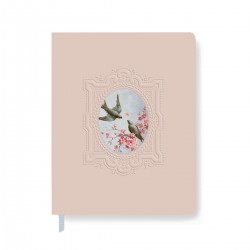 Carnet de notes GM couverture embossée (208 pages) - Victorian Birds