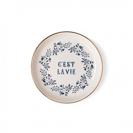 Small round tray - C'est la vie