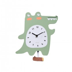 Kids wall clock Crocodile - Chic Mic 