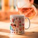 Mug céramique 350ml - Noël Funky (motif)