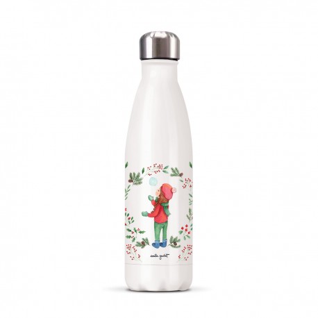 Gourde isotherme 500ml - Belle nuit de Noël