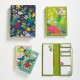 Présentoir prépack 24 carnets notes longs aimantés - Vintage Floral