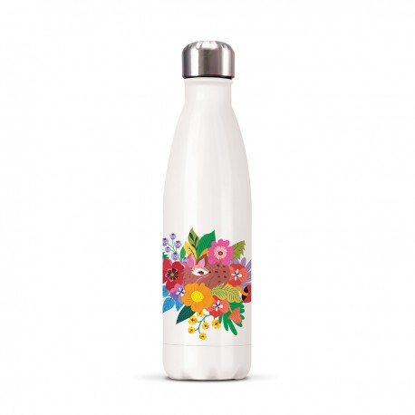 Gourde isotherme 500ml - Forêt florale