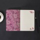 Carnet de notes A5 couverture souple - Floral rose