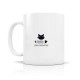 Mug ceramic 350ml - J'habite chez mon chat