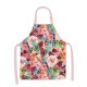 Tablier 100% coton bio (GOTS) - Floral rose