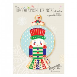 Christmas adornment - Noël Funky  (nutcracker boule)