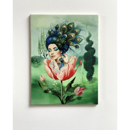 Ceramic tile (20x15cm) - Les muses (Flora)