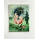 Ceramic tile (15x15cm) - Les muses (Flora)