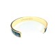 Brass bracelet 8mm - Paon