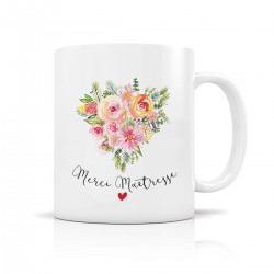 Mug céramique 350ml - Spring Floral (Merci maîtresse)