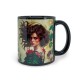 Mug ceramic black 350ml - Les Muses (Savina)