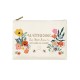 Trousse rectangulaire PM (20x13 cm)-Le bonheur est partout (maîtresse