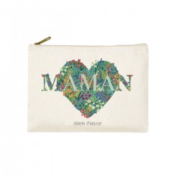 Trousse rectangulaire PM (20x13 cm) - Jardin de cottage (maman)