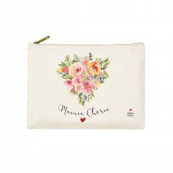 Trousse rectangulaire PM (20x13 cm) - Spring Floral (Mamie chérie)