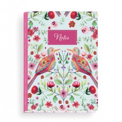 Carnet de notes A5 couverture souple - Floral Folk