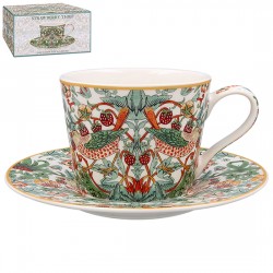 Cup and saucer - William Morris (Strawberry Thief)